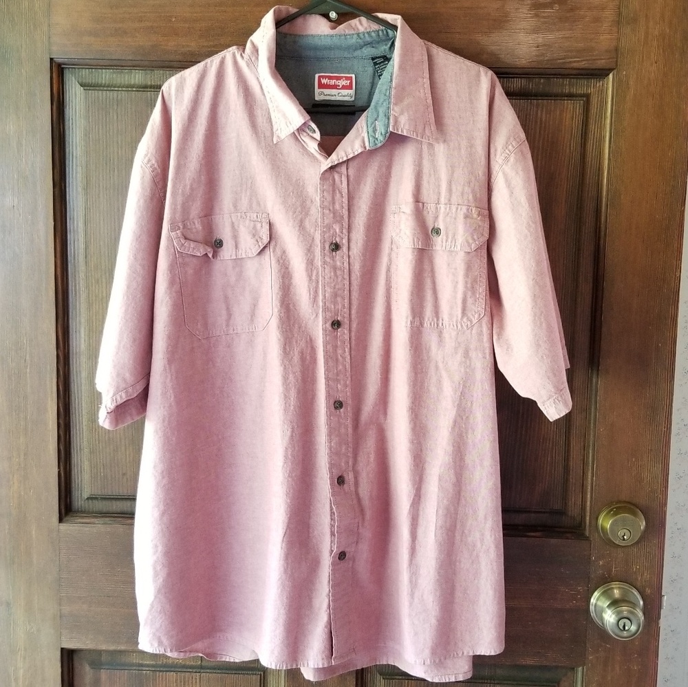 Men's XXL Wrangler Comfort Flex Button Down
